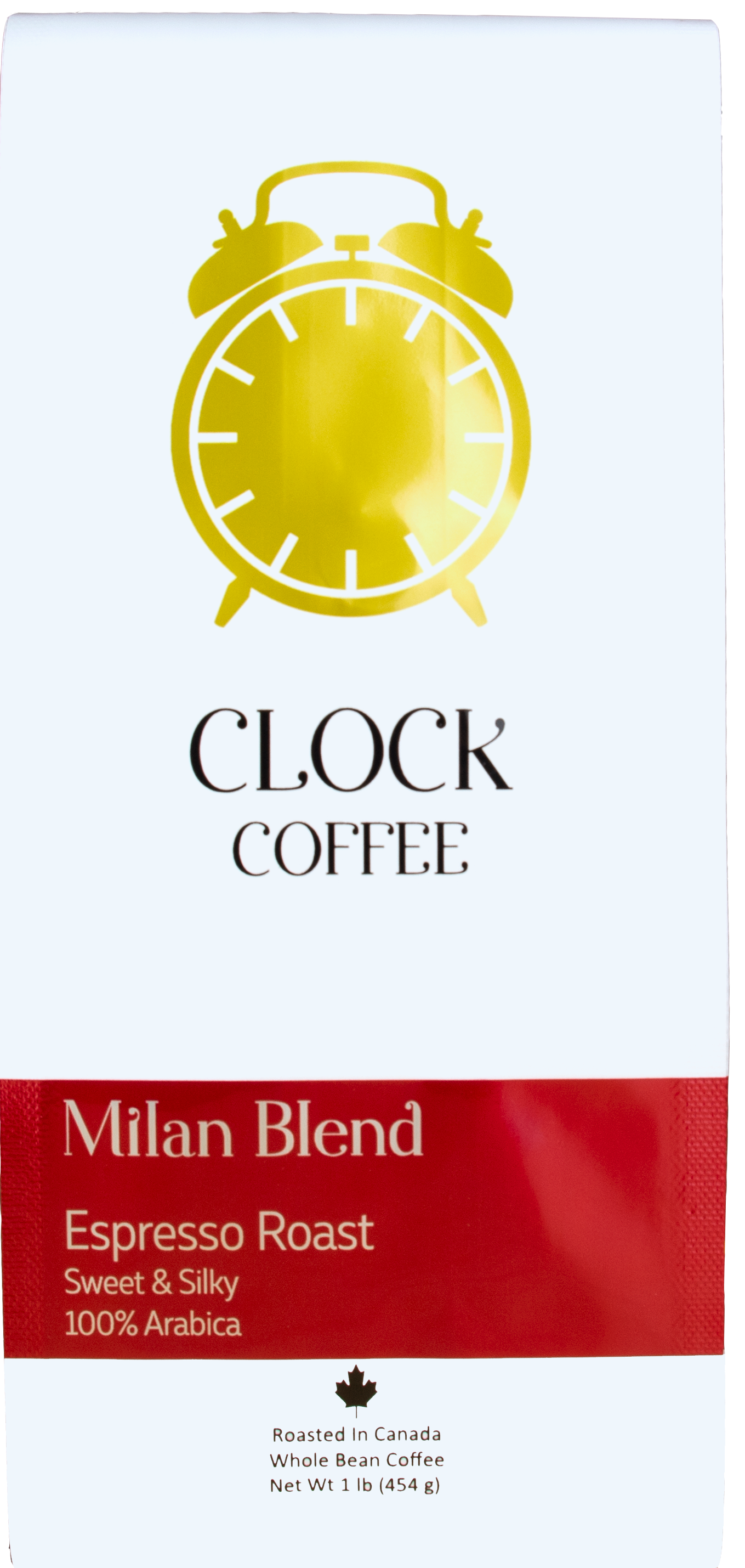 Clock Coffee, Milan Blend, Espresso Roast, Whole Bean, 100% Arabica Coffee